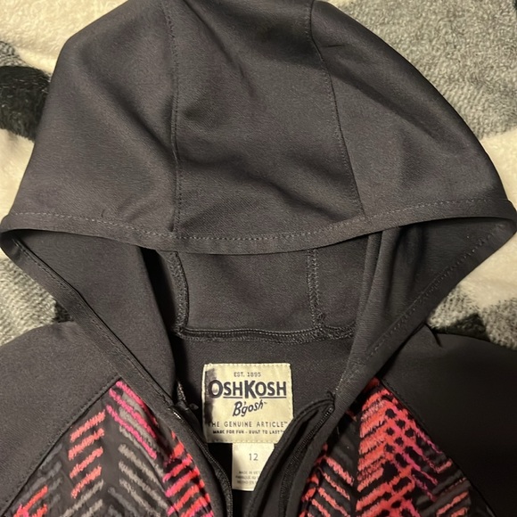 OshKosh B’gosh Hooded Light jacket / sweatshirt size 12 - Picture 10 of 16